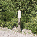 Vidaxl Pollerleuchte mit Fassung 50 cm Edelstahl IP44 - afbeelding 3