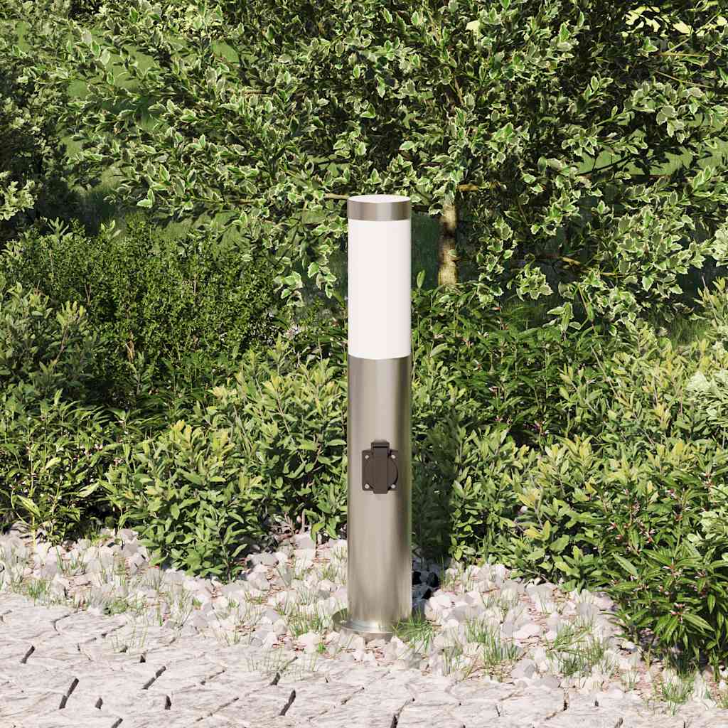 Vidaxl Pollerleuchte mit Fassung 50 cm Edelstahl IP44