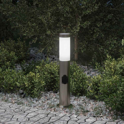 Vidaxl Pollerleuchte mit Fassung 50 cm Edelstahl IP44
