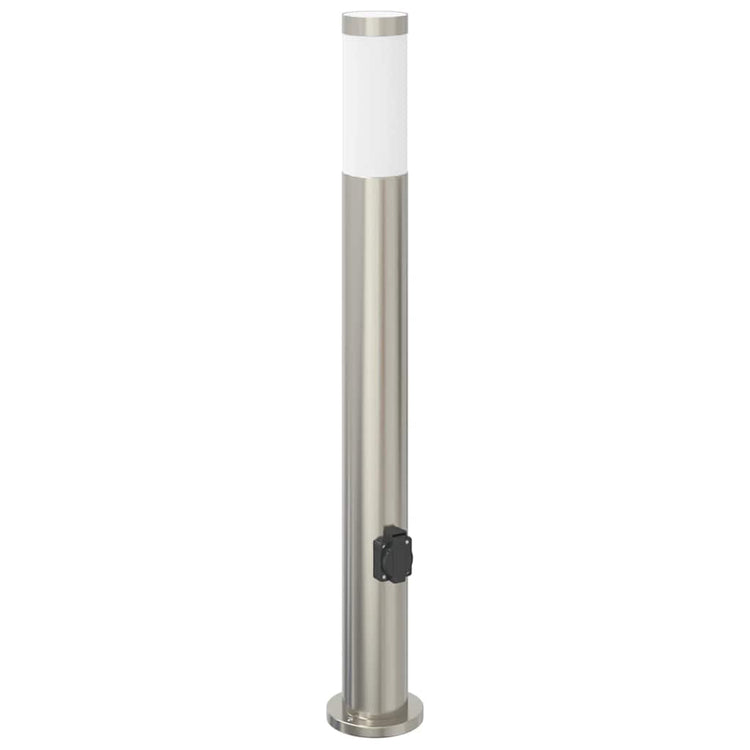 Vidaxl Pollerleuchte mit Fassung 80 cm Edelstahl IP44
