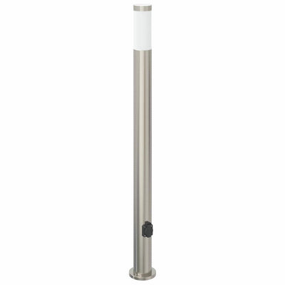 Vidaxl Pollerleuchte mit Fassung 110 cm Edelstahl IP44