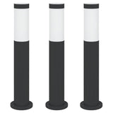 Vidaxx Pollerbeleuchtung 3 Stück 50 cm Edelstahl IP44 - afbeelding 2