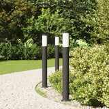 Vidaxx Pollerbeleuchtung 3 Stück 80 cm Edelstahl IP44 - afbeelding 3