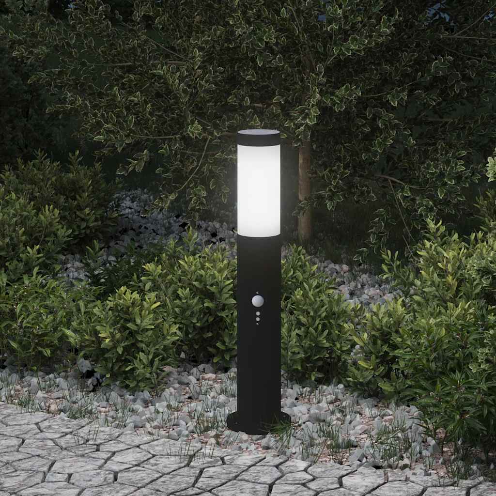 Vidaxx Pollerbeleuchtung mit Sensor 50 cm Edelstahl IP44