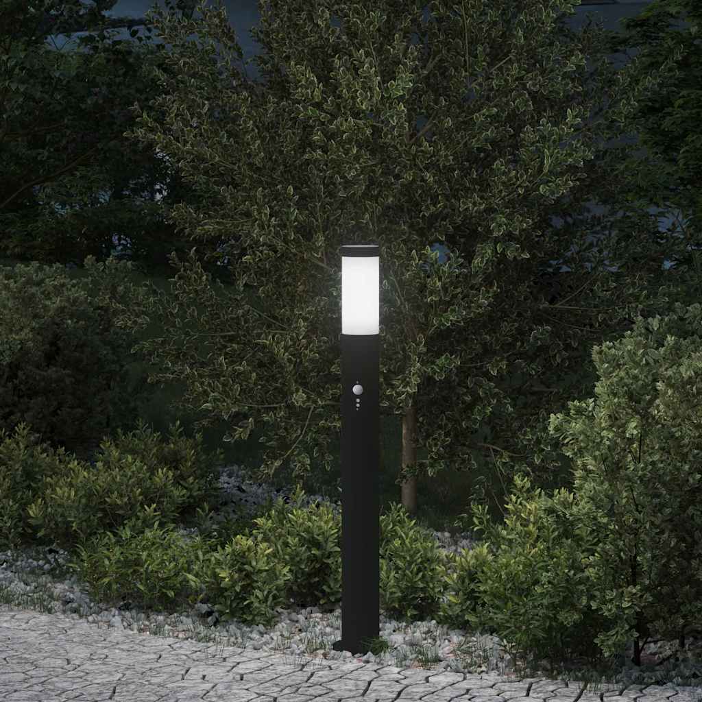 Vidaxx Pollerbeleuchtung mit Sensor 80 cm Edelstahl IP44