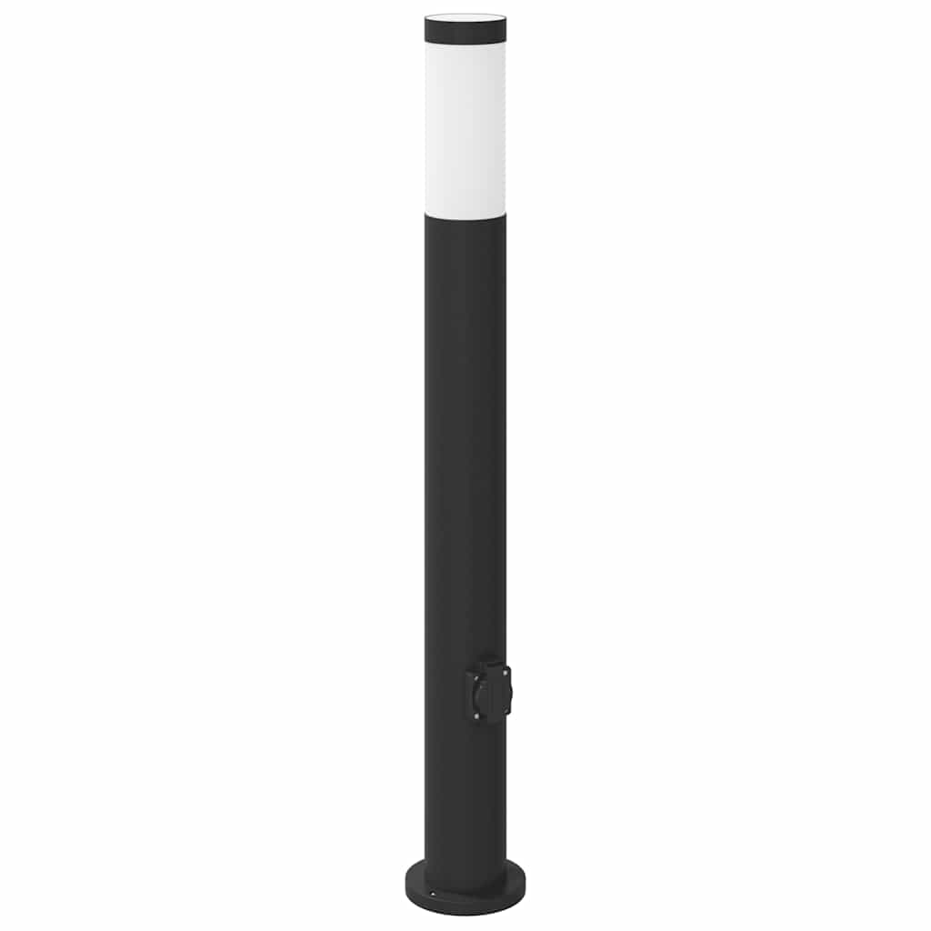 Vidaxl Pollerleuchte mit Fassung 80 cm Edelstahl IP44