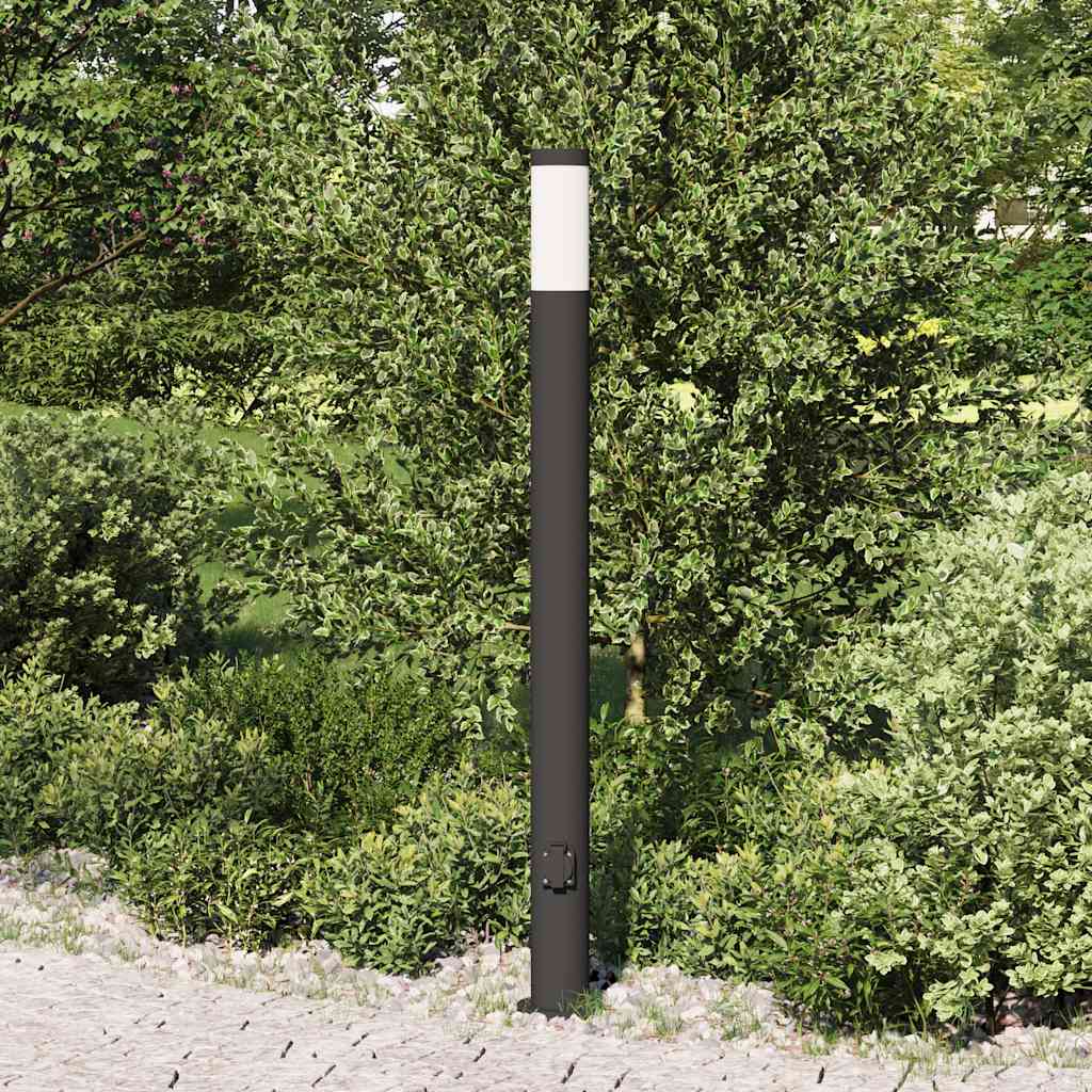 Vidaxl Pollerleuchte mit Fassung 110 cm Edelstahl IP44