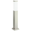 VidaXL Pollerbeleuchtung 50 cm Edelstahl IP44