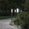 Vidaxx Pollerbeleuchtung 3 Stück 80 cm Edelstahl IP44