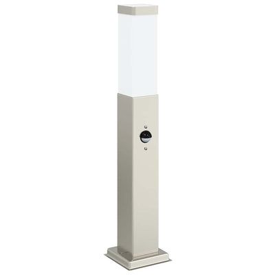 Vidaxx Pollerbeleuchtung mit Sensor 50 cm Edelstahl IP44