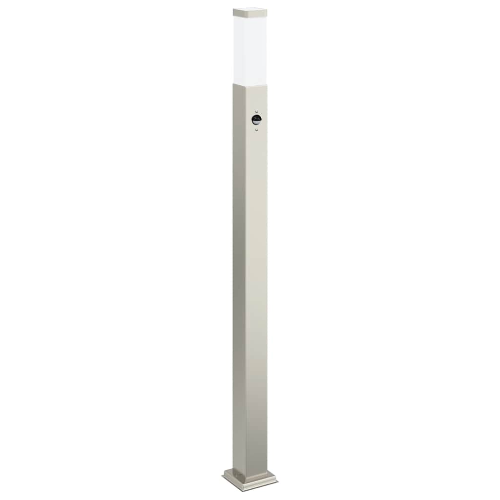 Vidaxx Pollerbeleuchtung mit Sensor 110 cm Edelstahl IP44
