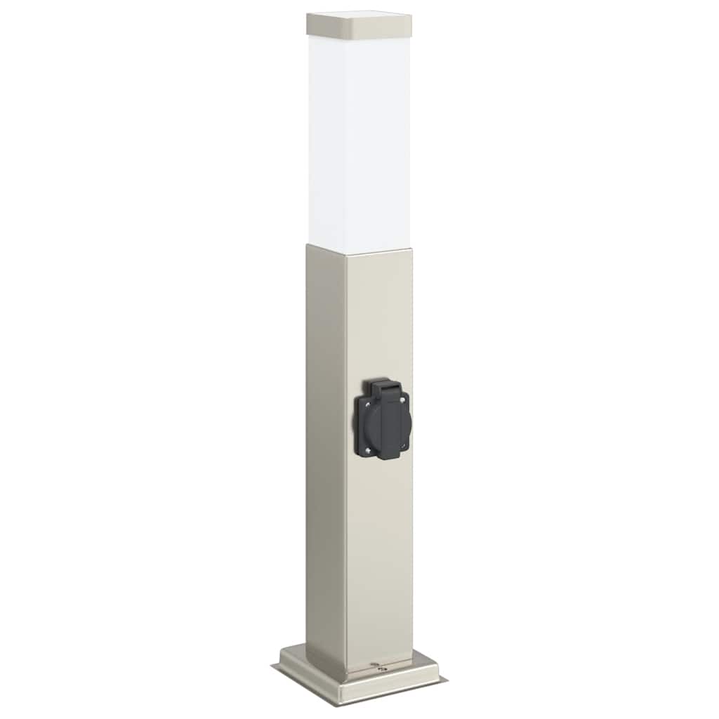 Vidaxl Pollerleuchte mit Fassung 50 cm Edelstahl IP44