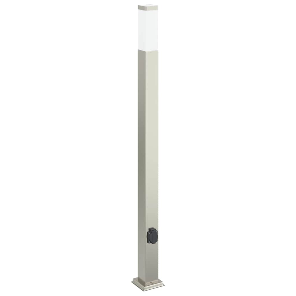 Vidaxl Pollerleuchte mit Fassung 110 cm Edelstahl IP44