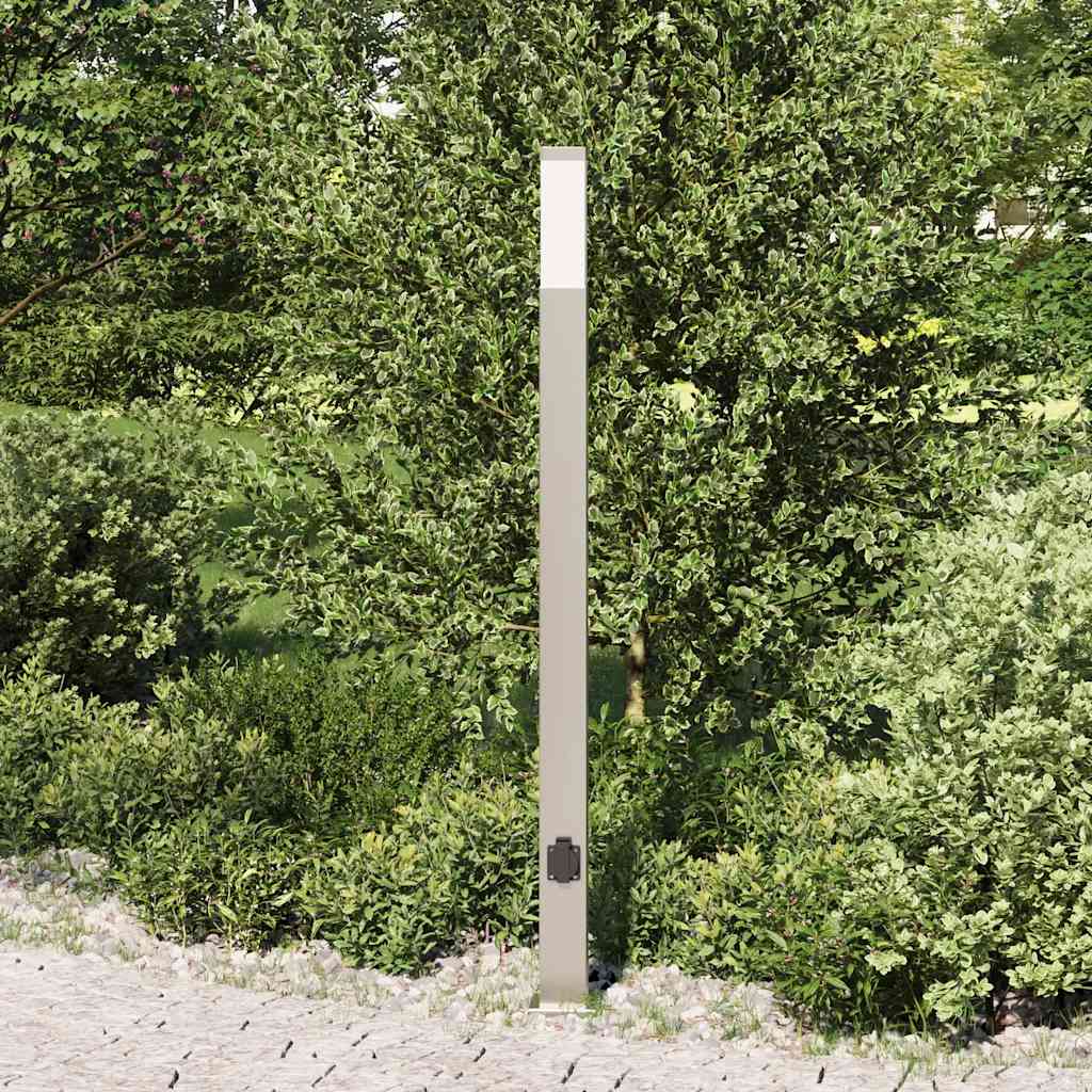 Vidaxl Pollerleuchte mit Fassung 110 cm Edelstahl IP44