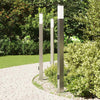 Vidaxx Pollerleuchte mit Fassung 3 Stück 110 cm Edelstahl IP44