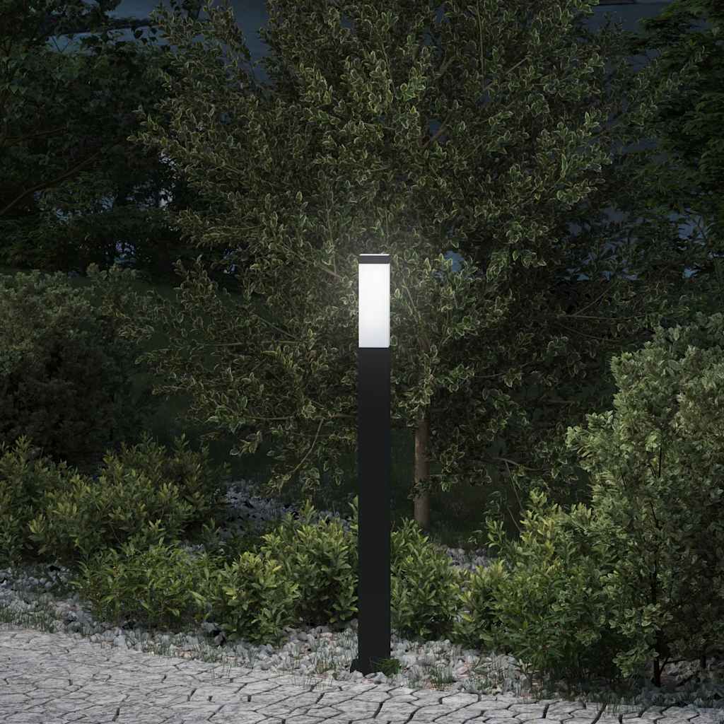 Vidaxx Pollerbeleuchtung 80 cm schwarz IP44