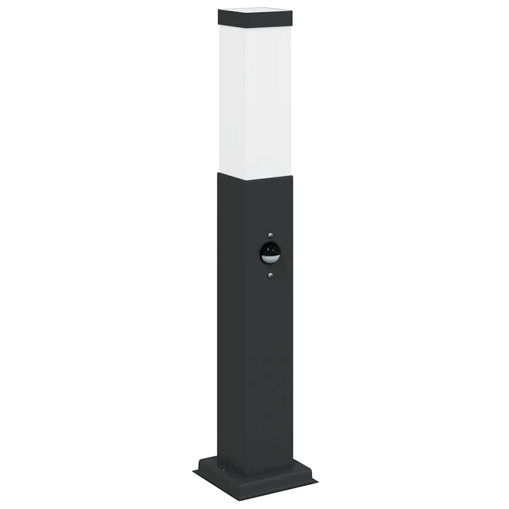 VidaXL Pollerbeleuchtung mit Sensor 50 cm schwarz IP44