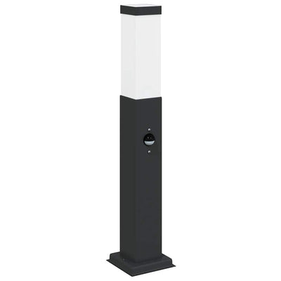 VidaXL Pollerbeleuchtung mit Sensor 50 cm schwarz IP44