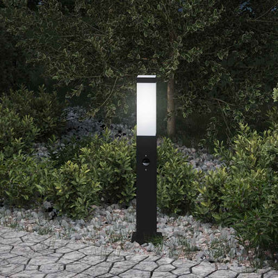 VidaXL Pollerbeleuchtung mit Sensor 50 cm schwarz IP44