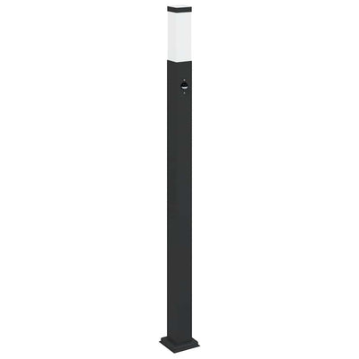Vidaxx Pollerbeleuchtung mit Sensor 110 cm schwarz IP44