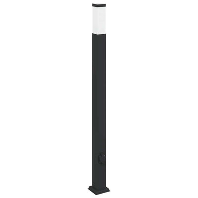 Vidaxx Pollerleuchte mit Fassung 110 cm schwarz IP44