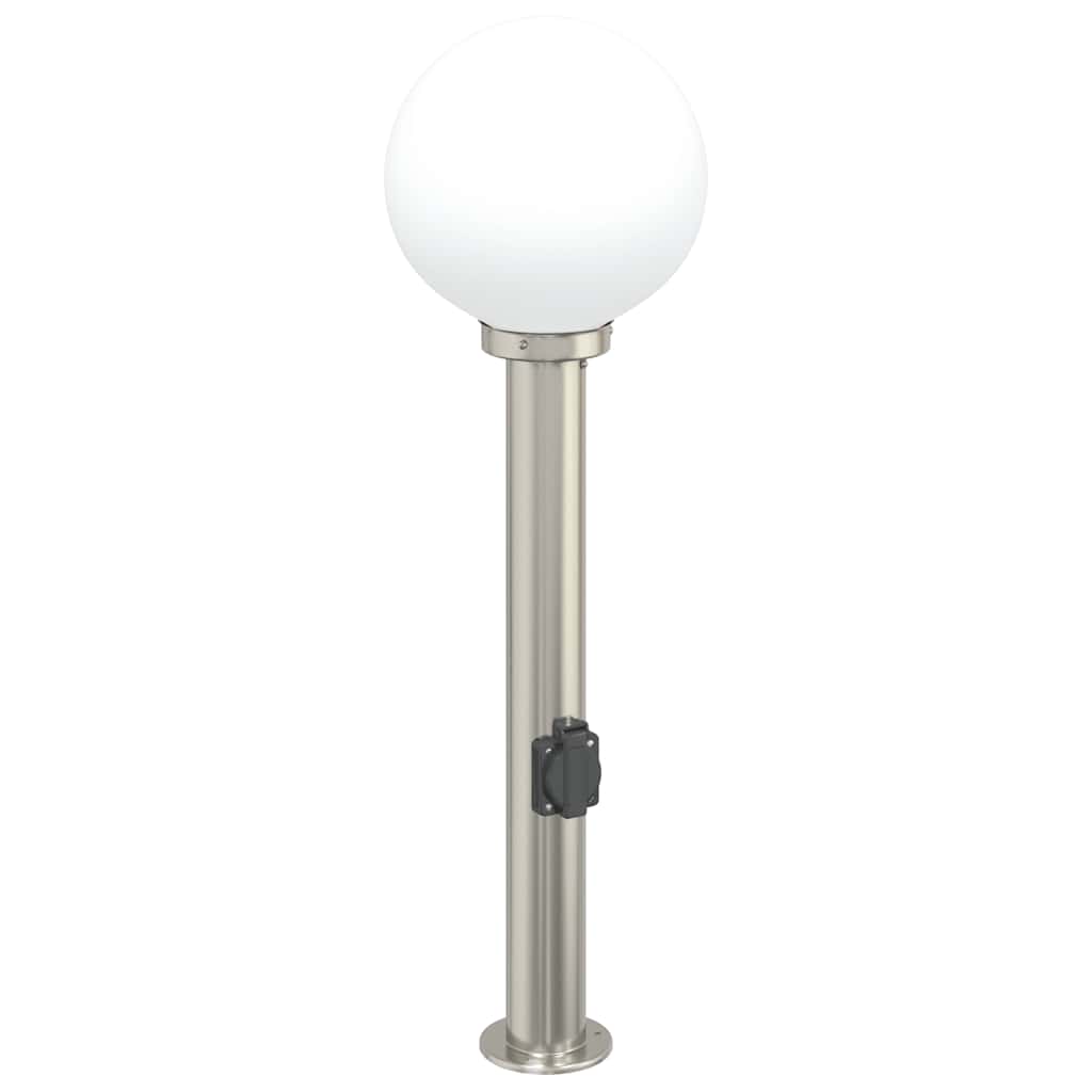Vidaxl Pollerleuchte mit Fassung 80 cm Edelstahl IP44