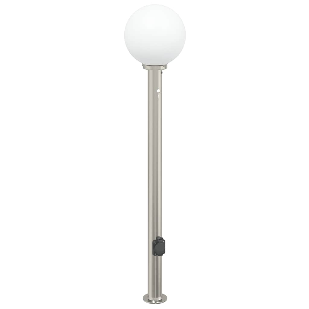 Vidaxx Pollerleuchte mit Sensor und Steckdose 120 cm Edelstahl IP44