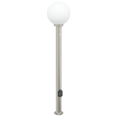 Vidaxx Pollerleuchte mit Sensor und Steckdose 120 cm Edelstahl IP44