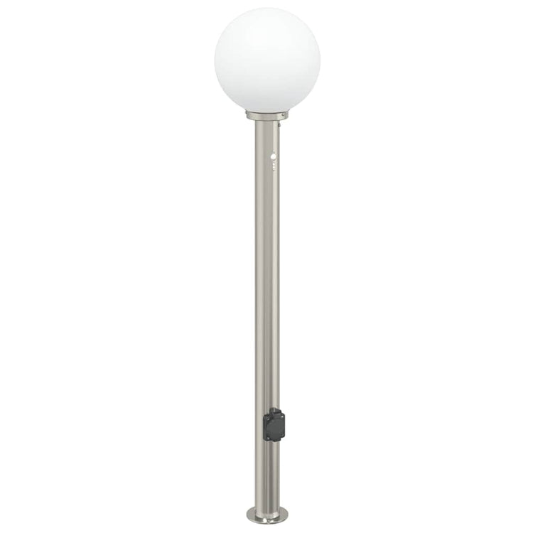 Vidaxx Pollerleuchte mit Sensor und Steckdose 120 cm Edelstahl IP44