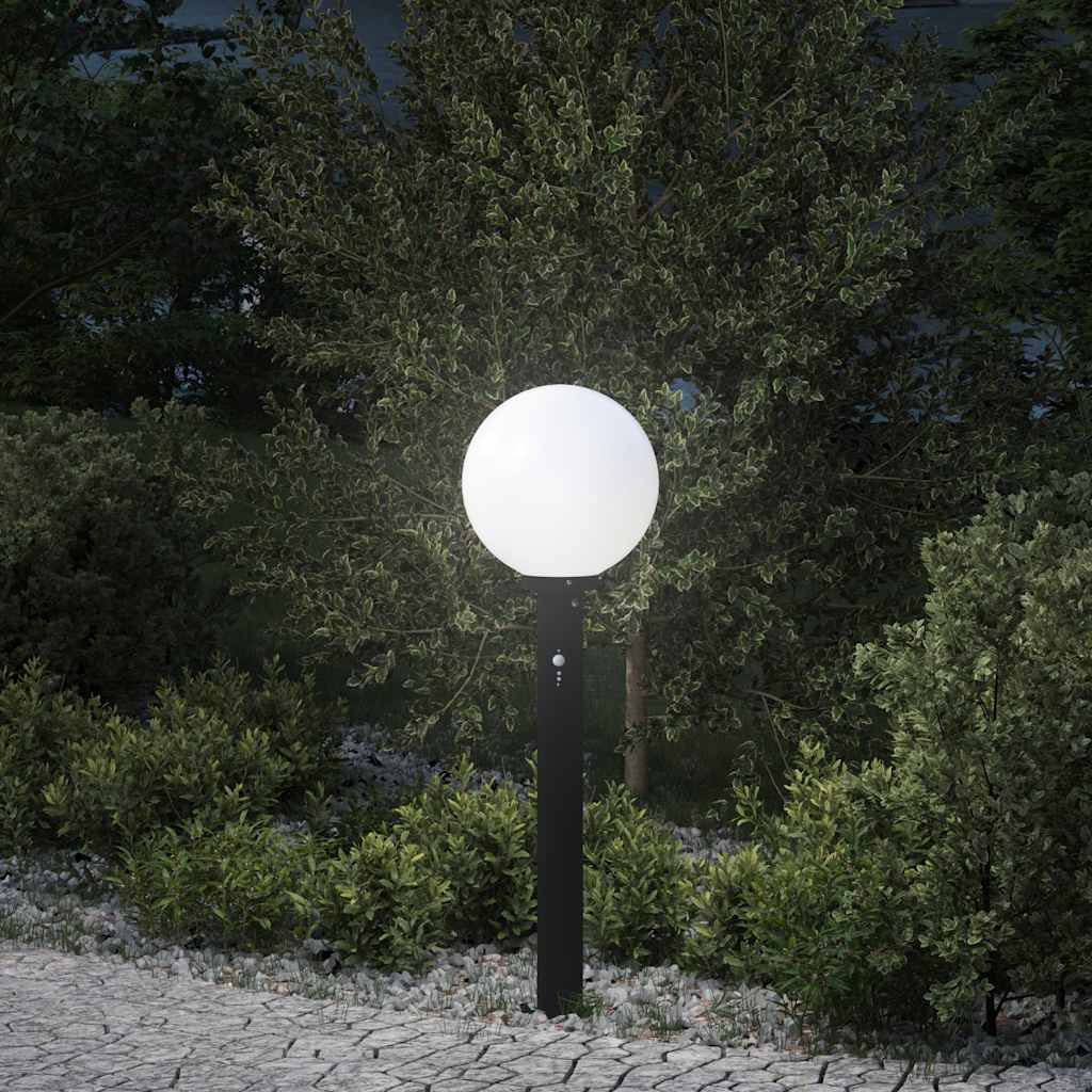 Vidaxx Pollerbeleuchtung mit Sensor 80 cm schwarz IP44