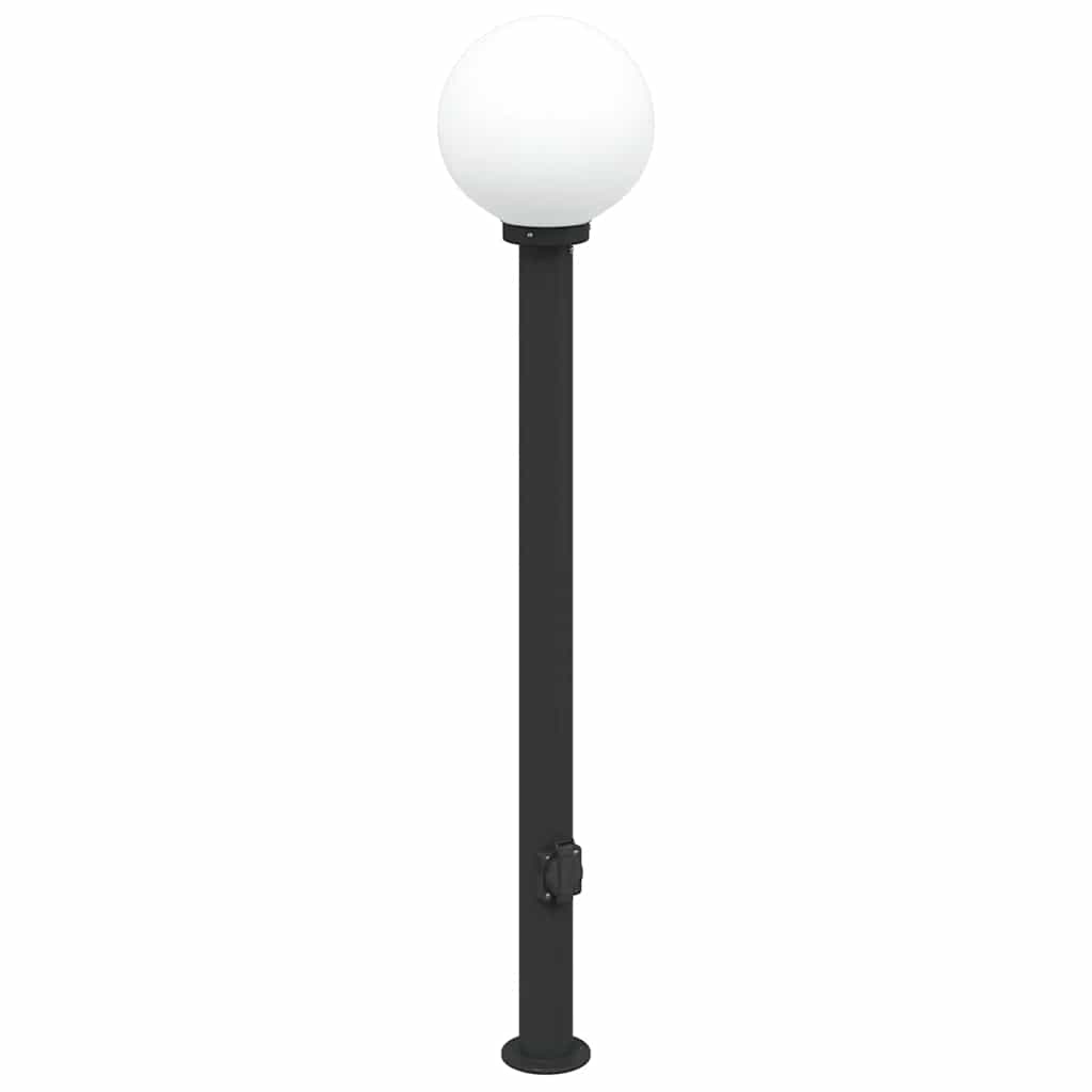 Vidaxx Pollerleuchte mit Fassung 120 cm schwarz IP44