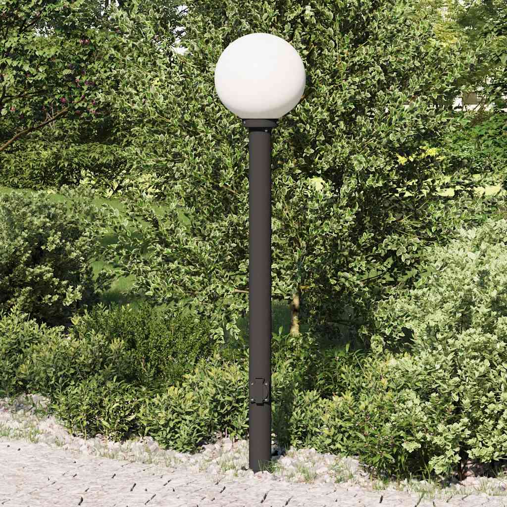 Vidaxx Pollerleuchte mit Fassung 120 cm schwarz IP44