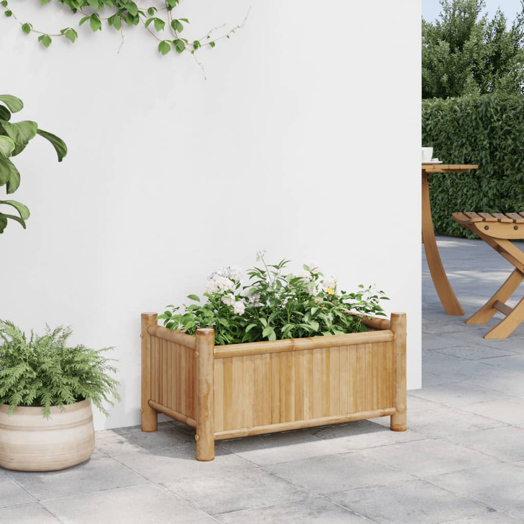 VIDAXL -Planungsbox 50x30x25 cm Bambus