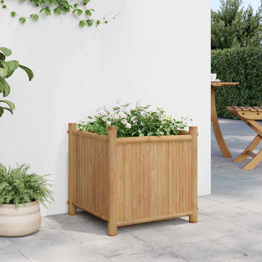 VIDAXL -Planungsbox 40x40x40 cm Bambus
