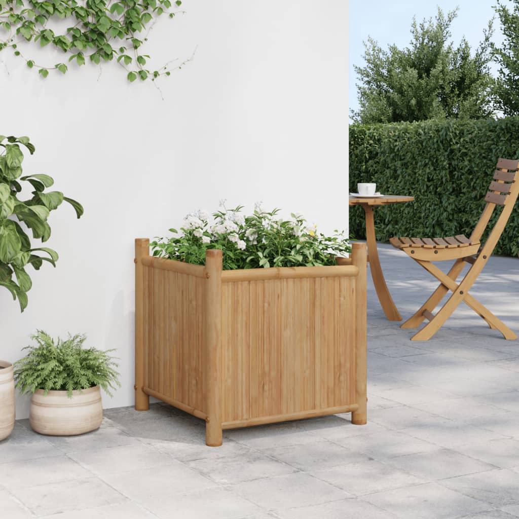 VIDAXL -Planungsbox 50x50x50 cm Bambus