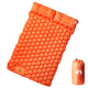 Vidaxl Campingmatratze mit Kissen selbstaufblasend 2-Personen Orange