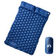 Vidaxl Campingmatratze mit Kissen selbstaufblasend 2-Personen Marineblau