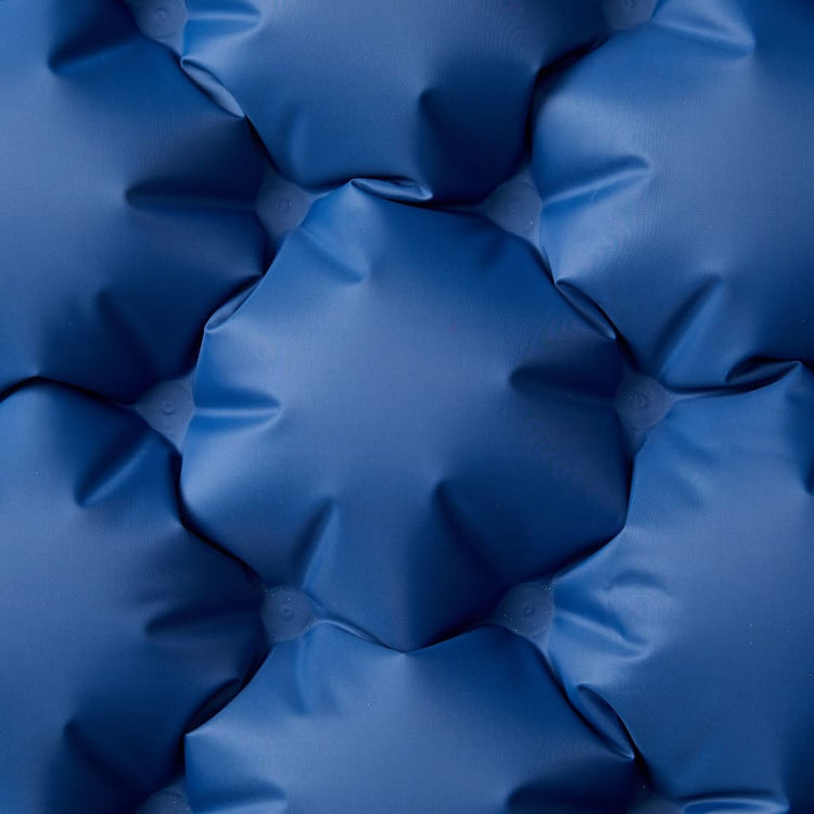 Vidaxl Campingmatratze mit Kissen selbstaufblasend 2-Personen Marineblau