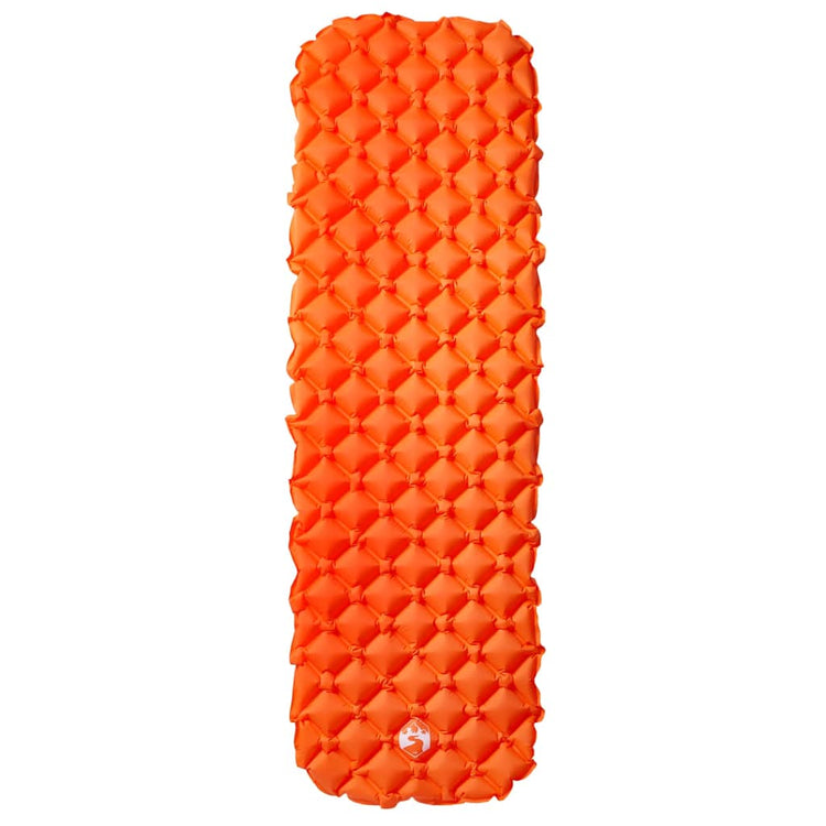 Vidaxl Campingmatratze aufblasbare 190x58x6 cm 1-Person-Orange
