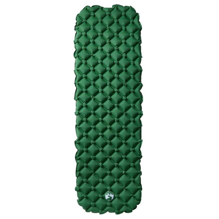 Vidaxl Campingmatratze aufblasbare 190x58x6 cm 1 -Person Green