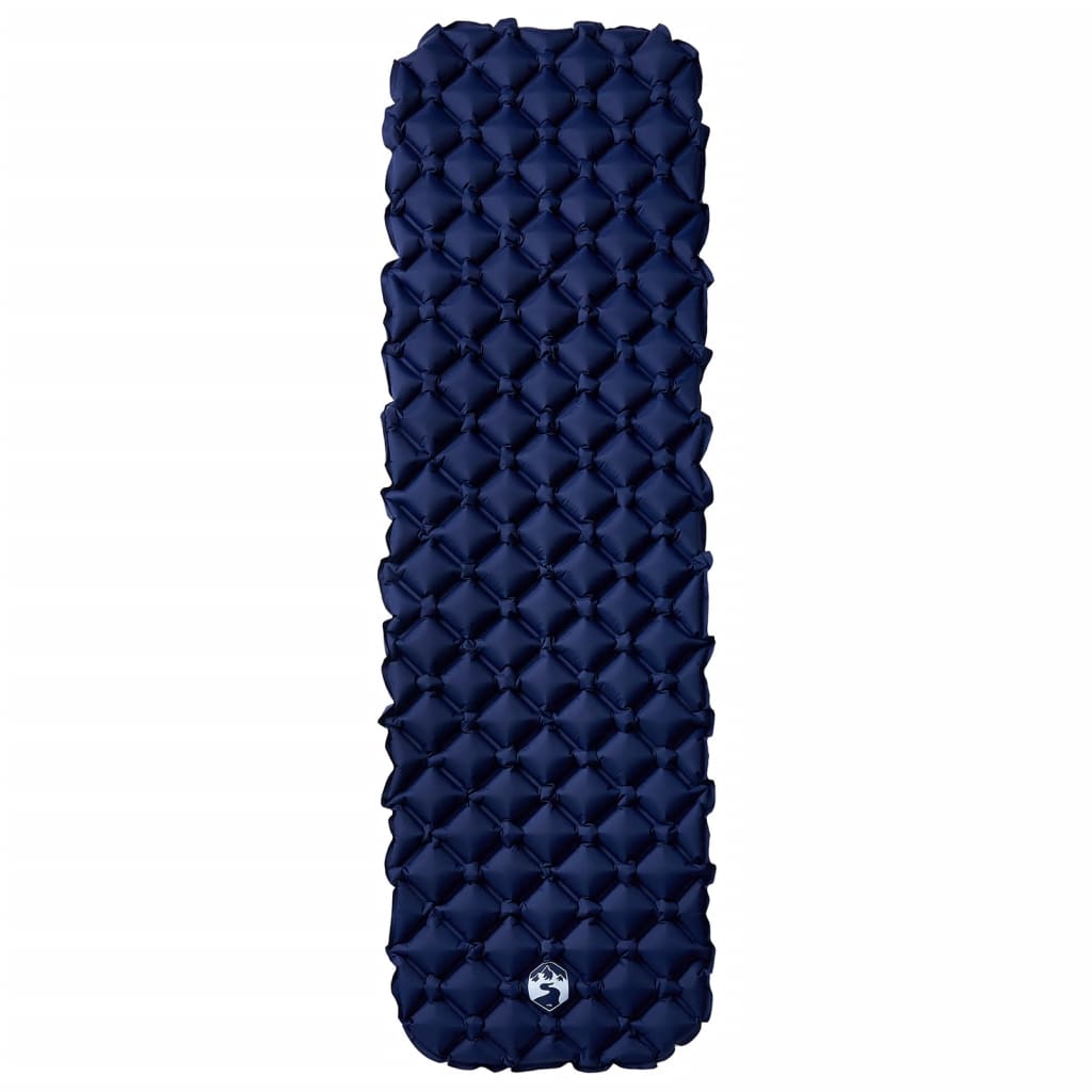Vidaxl Campingmatratze aufblasbare 190x58x6 cm 1-Person Marine Blau