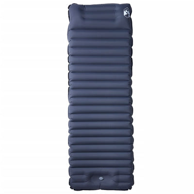 Vidaxl Campingmatratze mit Kissen selbstaufblasend 1-Personen grau