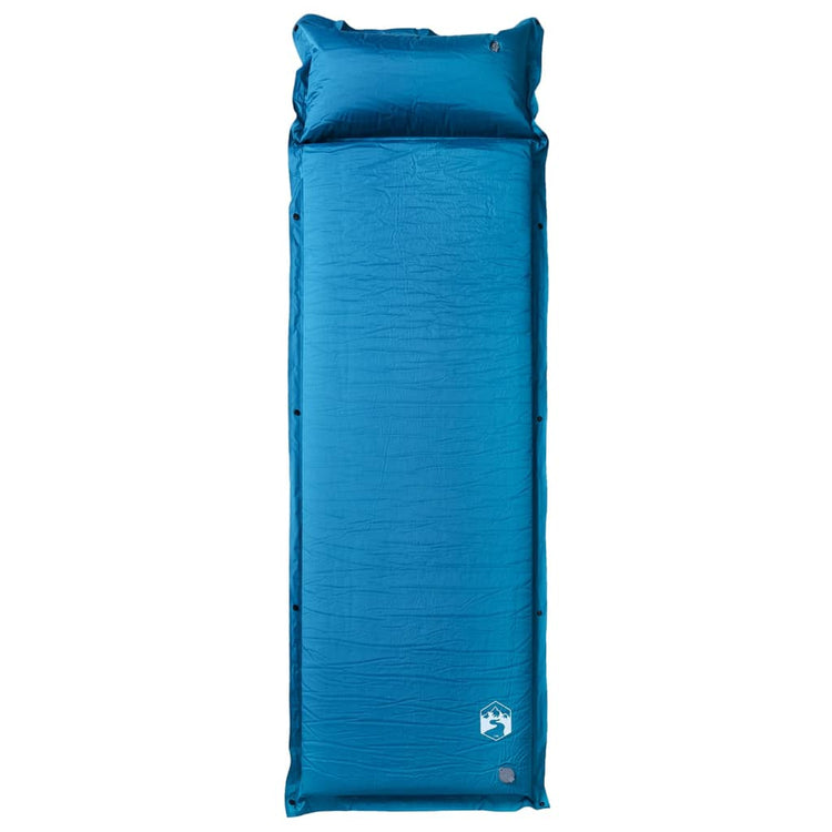 Vidaxl Camping Matratze mit Kissen selbstblockieren 1-Person-Türkis