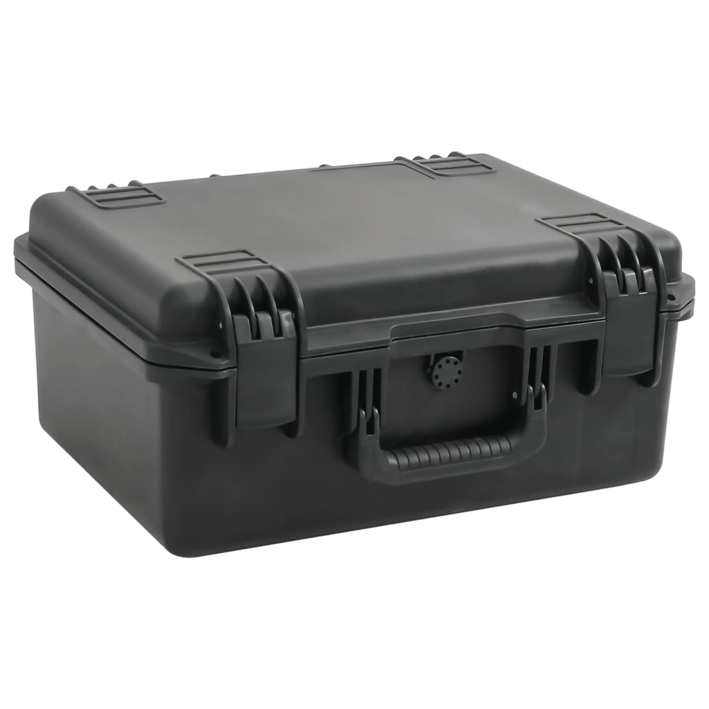 VIDAXL -Flugpapier tragbar 49x38x23 cm pp schwarz