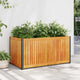 VIDAXL -Planungsbox 85x45x44 cm Festes Akazienholz und Stahl