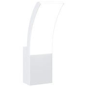 Vidaxl Outdoor Wandlampe LED Guss Aluminium Weiß - afbeelding 2