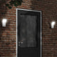Vidaxl Outdoor Wandlampen 2 St. LED Guss Aluminium weiß