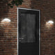Vidaxl Outdoor Wandlampen 2 St. LED Guss Aluminium weiß