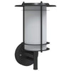 Vidaxl Außenwandlampe Edelstahl schwarz schwarz