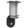 Vidaxl Außenwandlampe mit Sensor Edelstahl schwarz